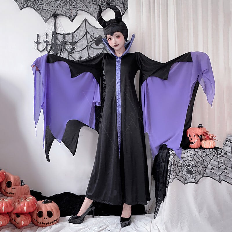 2点セットハロウィン 吸血鬼 恶魔 コウモリ コスプレ 仮装 コスム 衣装 セット30%までに制限