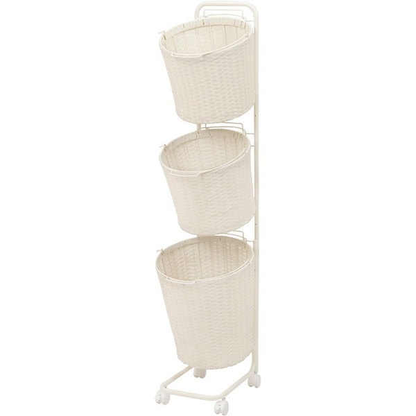 RAN-2432WH ランドリーラック ホワイト メーカー直送