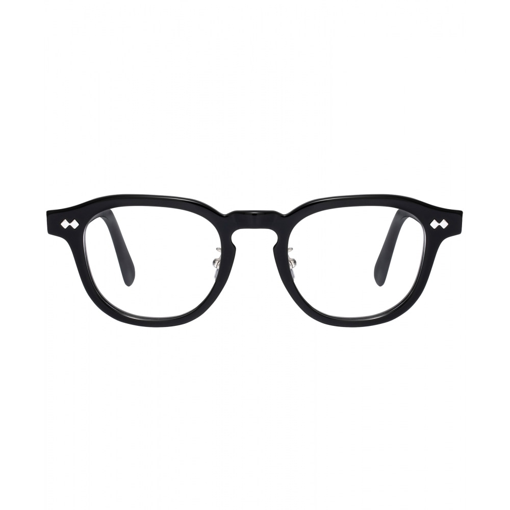 RECLOW RC LAND テンプル NO.1 ブラックアセテートグラスブルーライト (ブルーライト) ブロッキングレンズ選択