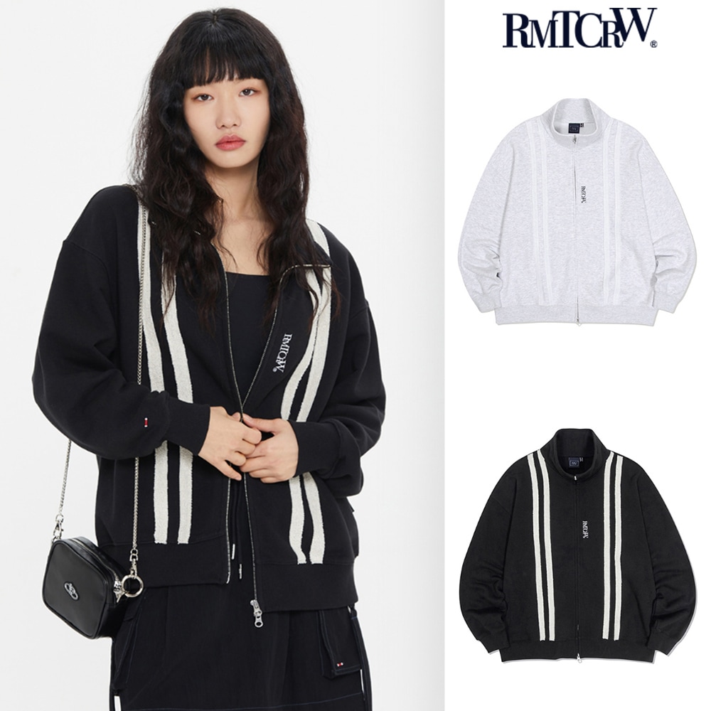 【ROMANTIC CROWN】 DAMAGE LINE ZIP UP