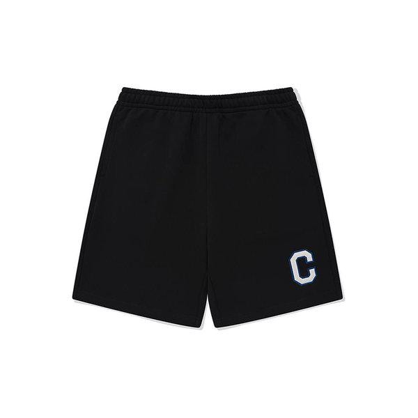 [通常価格：59,000ウォン] Cロゴスウェットショーツ ブラック CO2402SO07BK