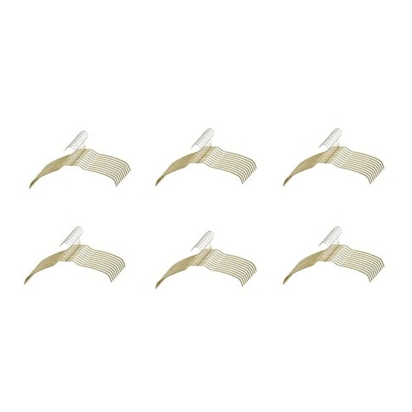 120150 ランドリーハンガーシルエット ゴールド 60本組