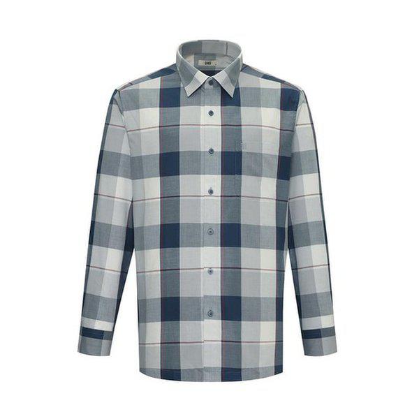 コットン混紡ビッグチェックカジュアルシャツ__DKA2SHCL443G1