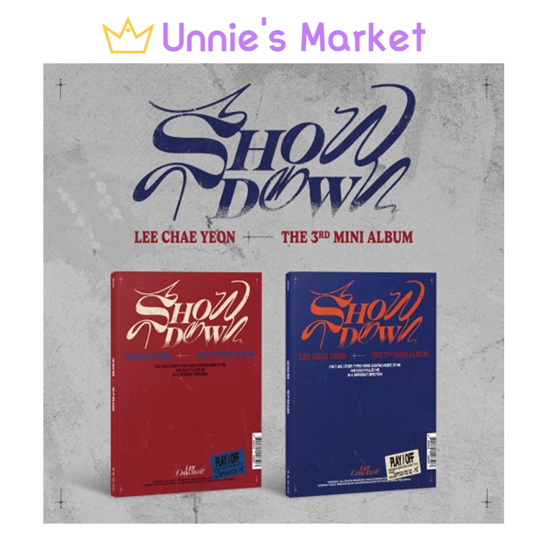 [SET] LEE CHAE YEON - SHOWDOWN Album (OFF ver. / PLAY ver.)