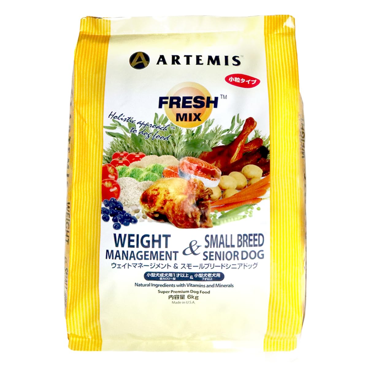 アーテミス (Artemis) フレッシュミックス ウェイトマネージメント&スモールシニアドッグ 6kg