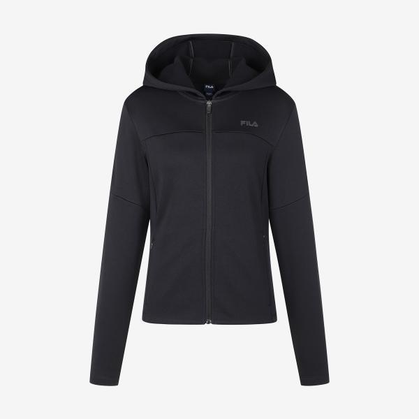 FILA 裏起毛 ベルベット ポイント フード トレーニング ジャケット