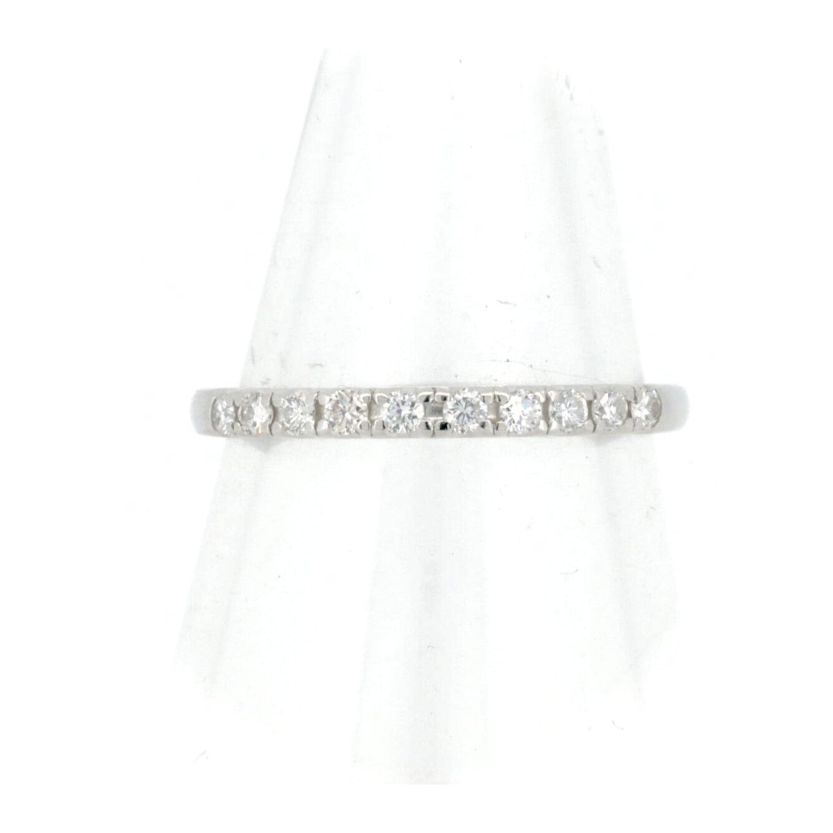 ハーフエタニティ ダイヤモンド リング 指輪 0.20ct 11号 Pt950(プラチナ) 質屋出品