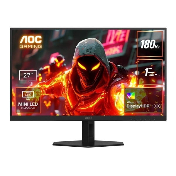 Q27G40XMN/11 ゲーミング液晶ディスプレイ 27型/2560×1440/HDMIDisplayPort/ブラック/スピーカー:なし/180Hz