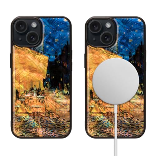 iPhone 15 ケース MagSafe対応 天然貝ケース [ パール 光沢 表面コーティング加工 TPUとポリカーボネートのハイブリッド 着脱しやすい ストラップホール付き ワイヤレス充電 Qi