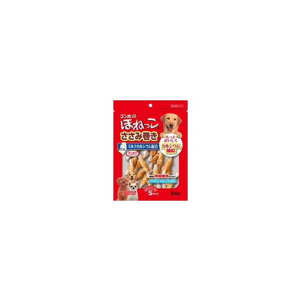 【1ケース】【お取り寄せ対象品】ゴン太のほねっこ ささみ巻き Sサイズ 54g [マルカン サンライズ事業部] *48個