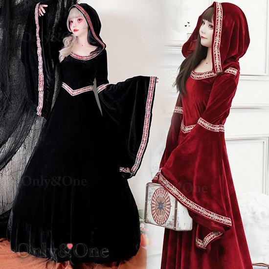 【3日出荷 新作発売】デビル コスプレ 悪魔 ローブ ハロウィン コスチューム 2カラー