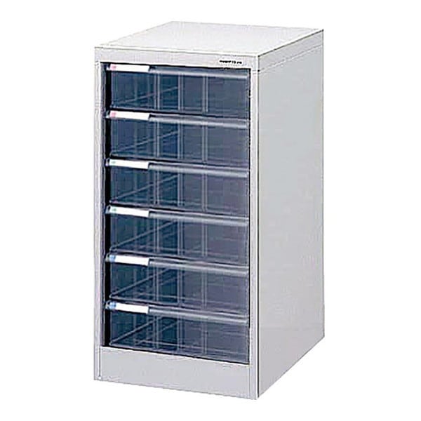 AF-M6 アバンテV2フロアケース A4 深6段 ニューグレー メーカー直送