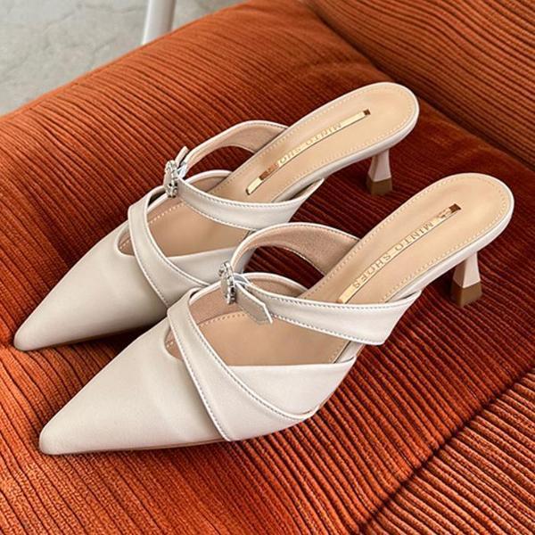 女性シャインポインテッドヒール3color MT17