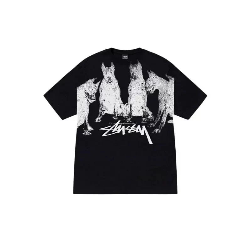Stussy Dobermans Doberman Fog T-Shirt Tee 1904997 メンズ 半袖