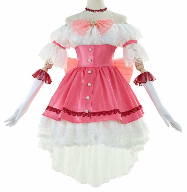 魔法少女まどかマギカ 風 まどマギ 鹿目まどか かなめまどか コスチューム コスプレ衣装 7点セット サイズ XS―XXL