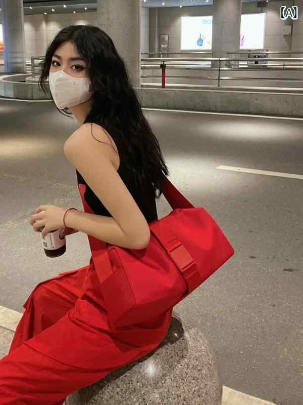 レディース　バッグ　カジュアル ナイロン オックスフォード トラベル クラインブルー トースト バッグ ワンショルダー メッセンジャーバッグ 男女兼用 スポーツフィットネス