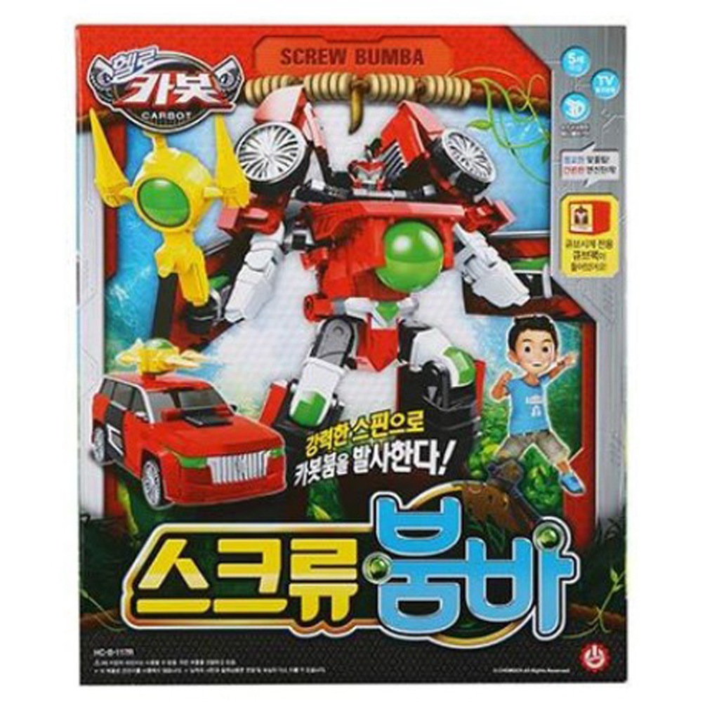ハローカーボット スクリューブンバ SUV 変形ロボット フィギュア おもちゃ 子供用