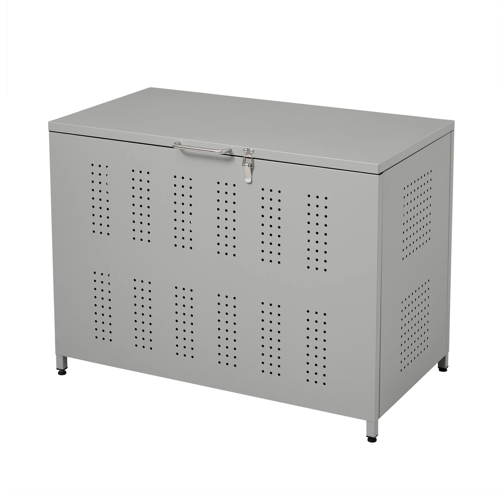 51屋外ゴミ収納庫 ゴミ箱 屋外 ゴミ収集ボックス ごみ集積所 大容量 カラスよけ 野良猫対策 ゴミ荒らし防止 庭用可能 容量210L