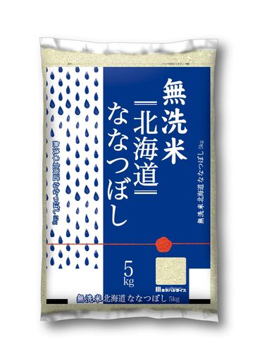 ミツハシ 【精米】北海道産 無洗米 ななつぼし 5KG 令和6年産