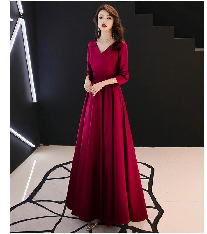 パーティードレス 結婚式 袖あり ウエディングドレス ミモレ丈ワンピース 大きいサイズ 大人 上品