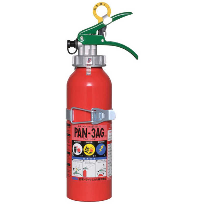 日本ドライケミカル　NDC 自動車用加圧式粉末ABC消火器 PAN-3AG(［［R1］］)　PAN3AG1