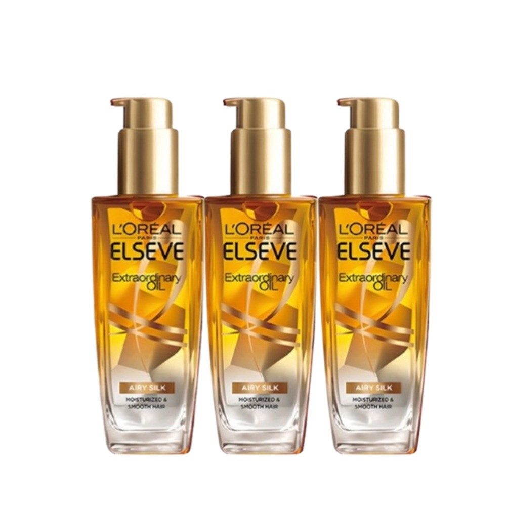 エクストラオーディネリ エアリーシルクヘアオイル100ml 3個