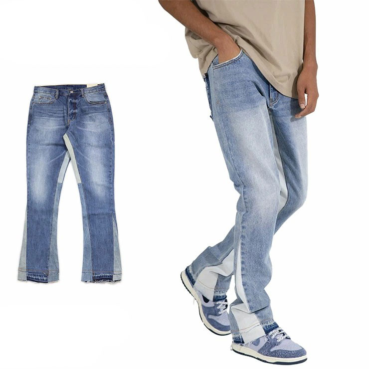 mnml フレアパンツ ミニマル デニムパンツ フレアデニム ジーンズ メンズ ブランド B119