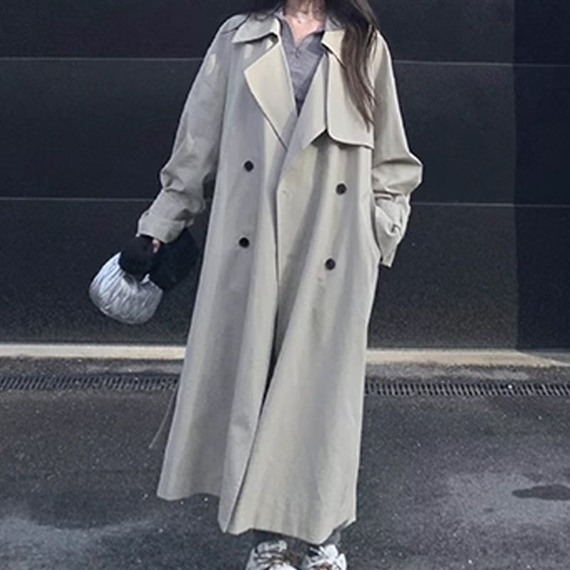 気質バーゼル賛美オーラ全開経D極簡私服廓形パーカーロングゆったり