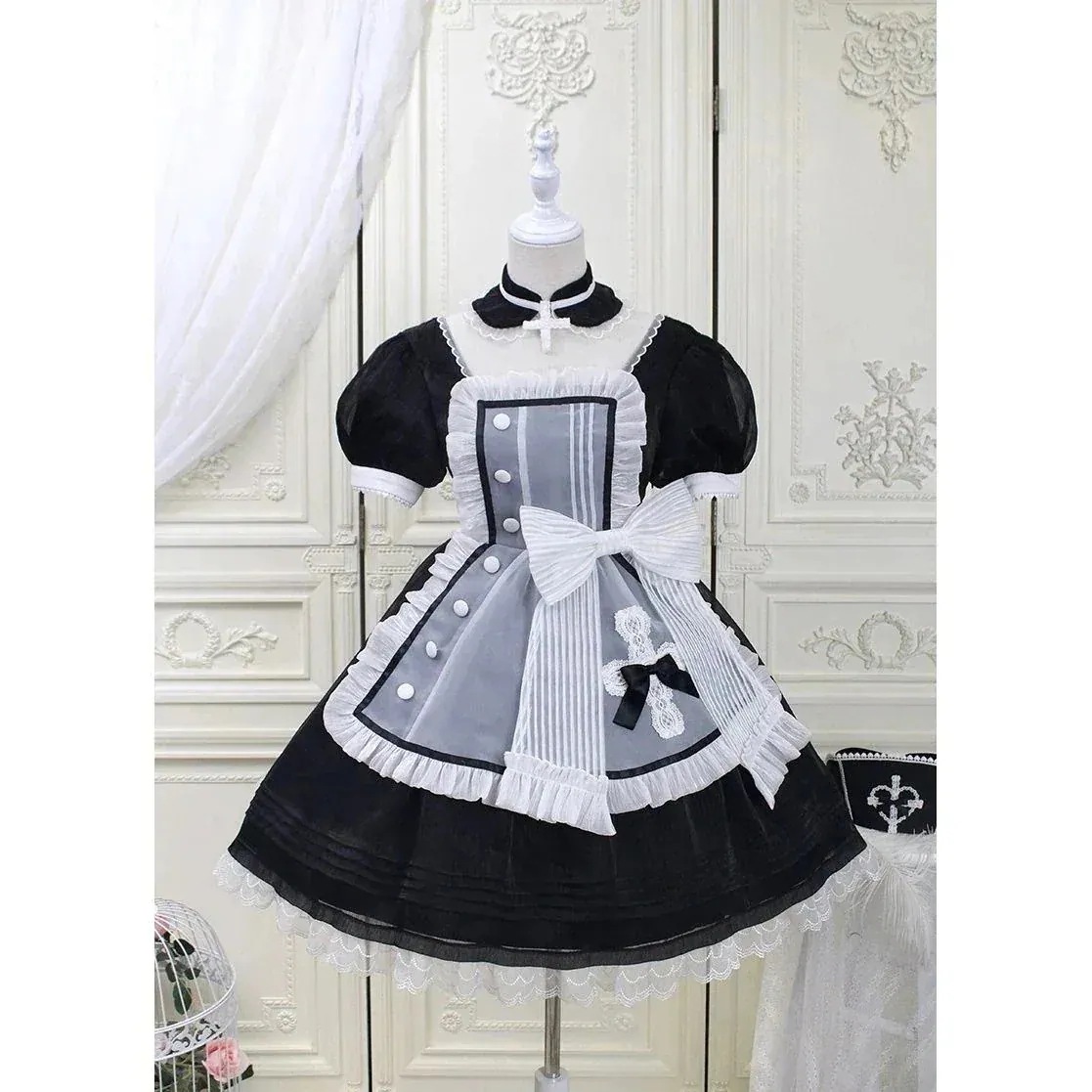 2025年新作店長おすすめ！お买い得 ロリータ コスプレ ワンピース OP 半袖 可愛い ロリータドレスサンタコスプレ
