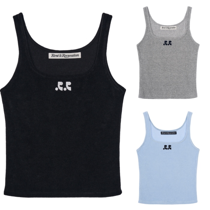 【REST & RECREATION】 RR TERRY TANK TOP : 3COLORS