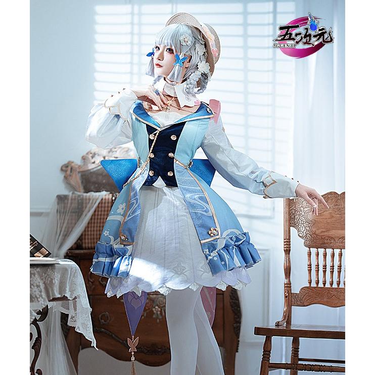 即納あり 五次元　基萌　原神　コスプレ　神里綾華　花時に訪れた手紙　新スキン　コスチューム　衣装　ins大人気 ウィッグ 　髙!品!質