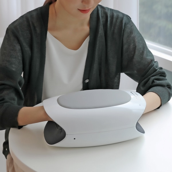 デュアル手マッサージ器ハンド両手温熱空気圧手マッサージ器WH