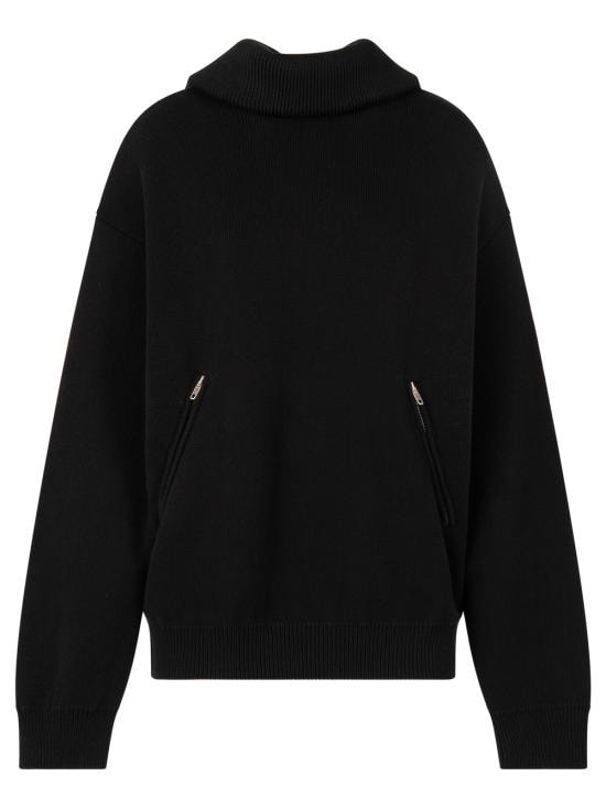 BALENCIAGA Women Sweater 848840 T3421 1000 BLACK