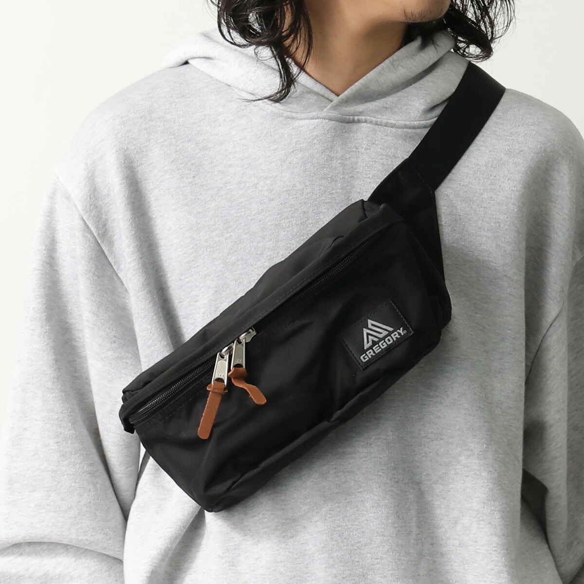 GREGORY グレゴリー ボディバッグ STANDARD WAIST PACK スタンダードウエストパック 150089 1041 メンズ ナイロン 3L クロスボディ 鞄 BLACK