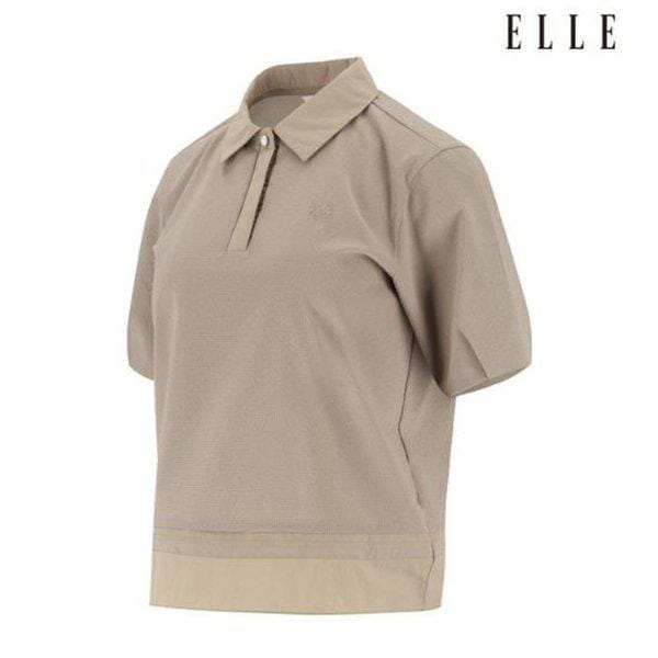 セーブゾーン01 女性 裾 ウーブン 配色 ポロシャツ 6L45206 200 (45879128)