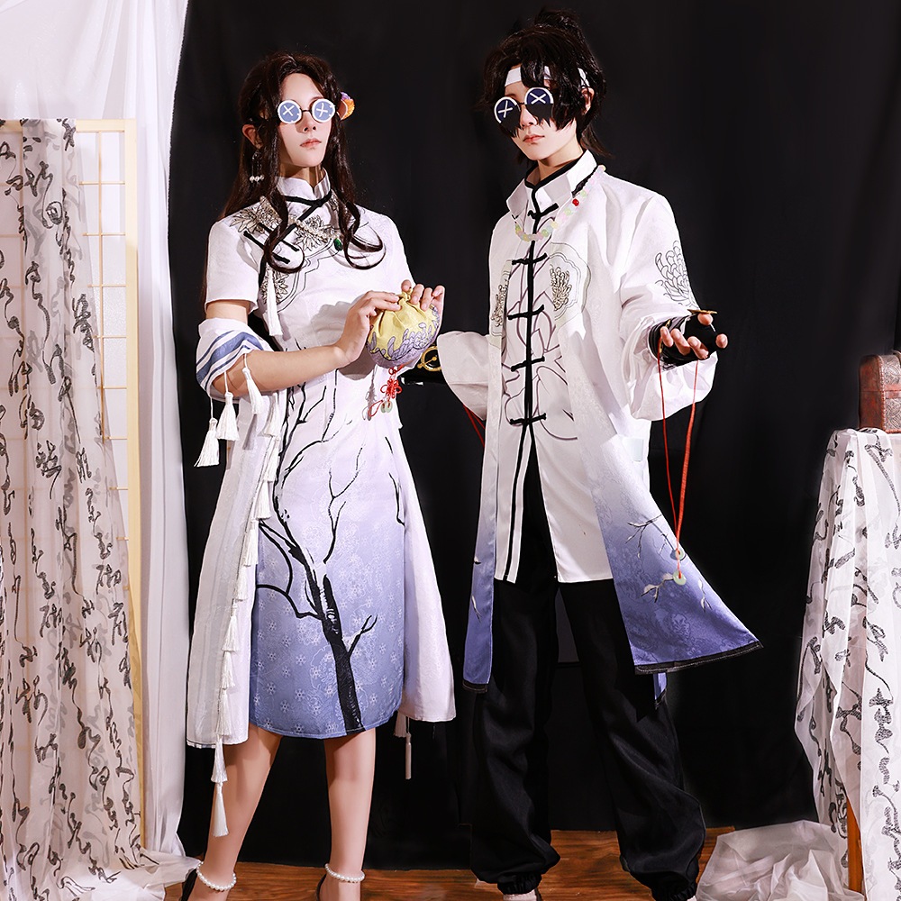 第五人格のコスプレ衣装 西湖連環心理学者患者コスプレ衣装 民族風アニメC服