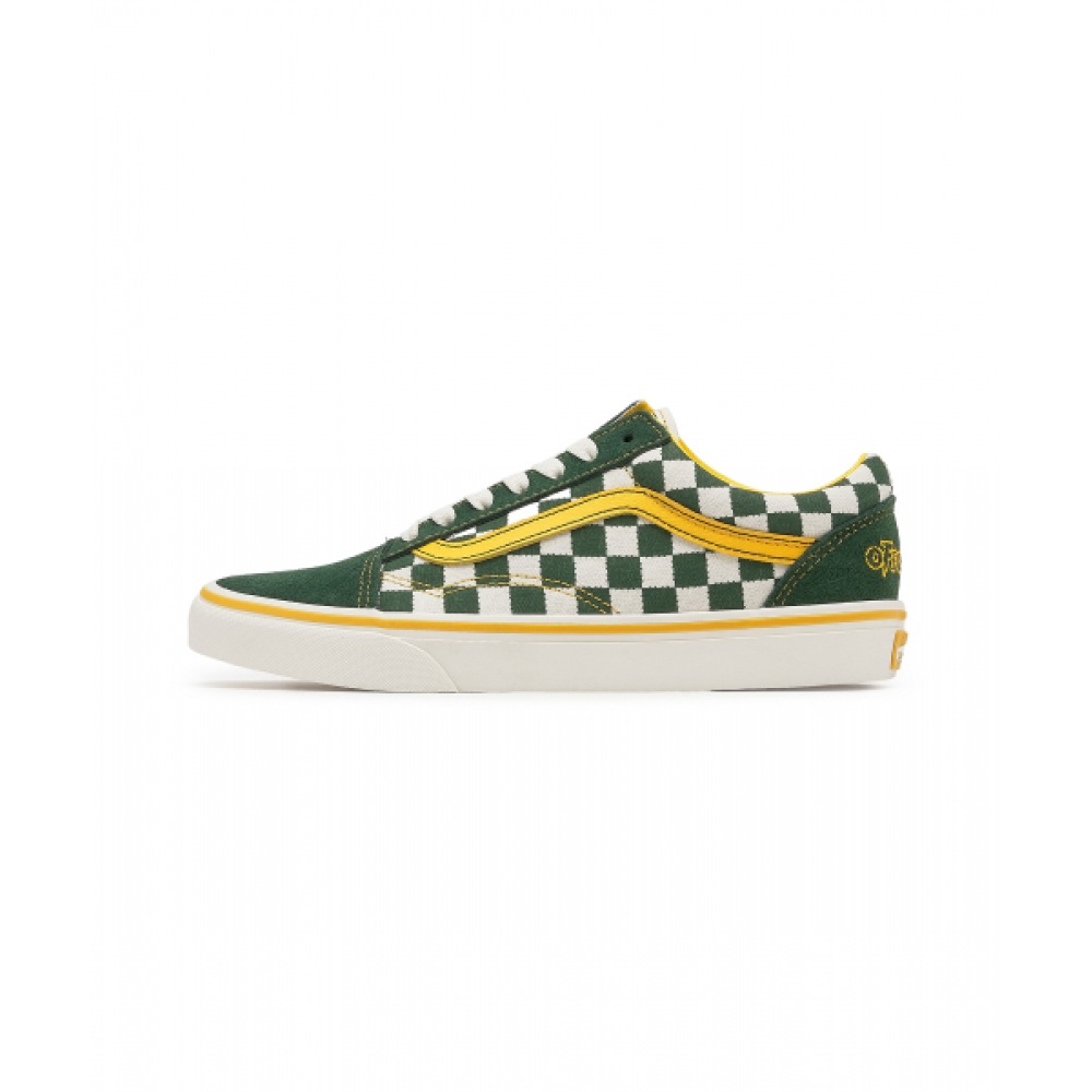 VANS レアバスオールドスクール-(アジアアーティストコレクション) グリーン:イエロー/ VN000CR502I1