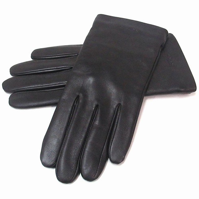 コーチ 手袋 COACHコーチ アウトレットテック レザーグローブ 手袋 レディースCV864BLK