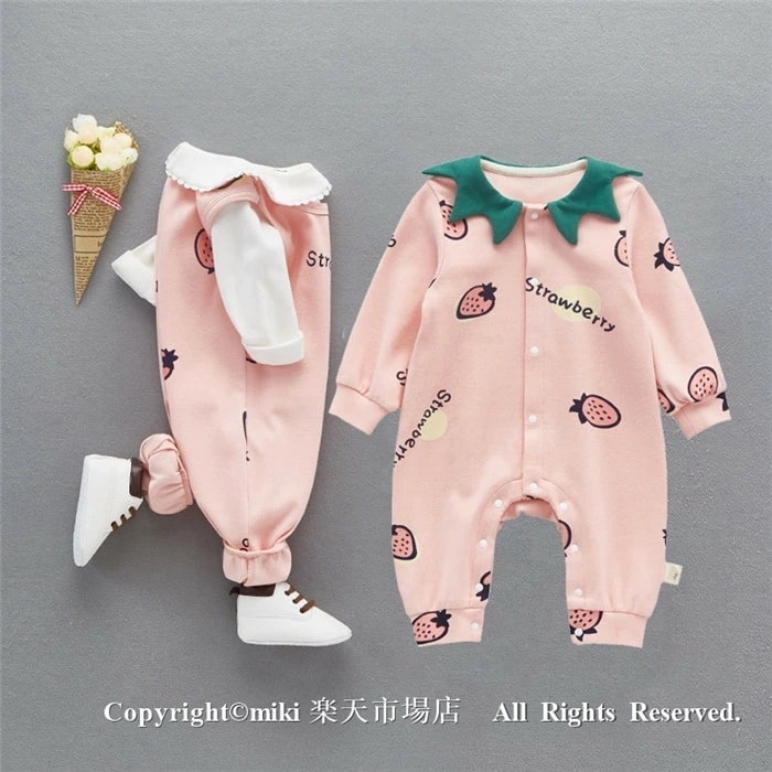 【新品プロモ-ション】新色追加 出産祝い ギフト ベビー用 新生児 長袖 ロンパース 女子59 66 70 80 90かわいい おしゃれ ベビー服 人気 お出かけ 赤ちゃん 新生児 0ヶ月~16ヶ月