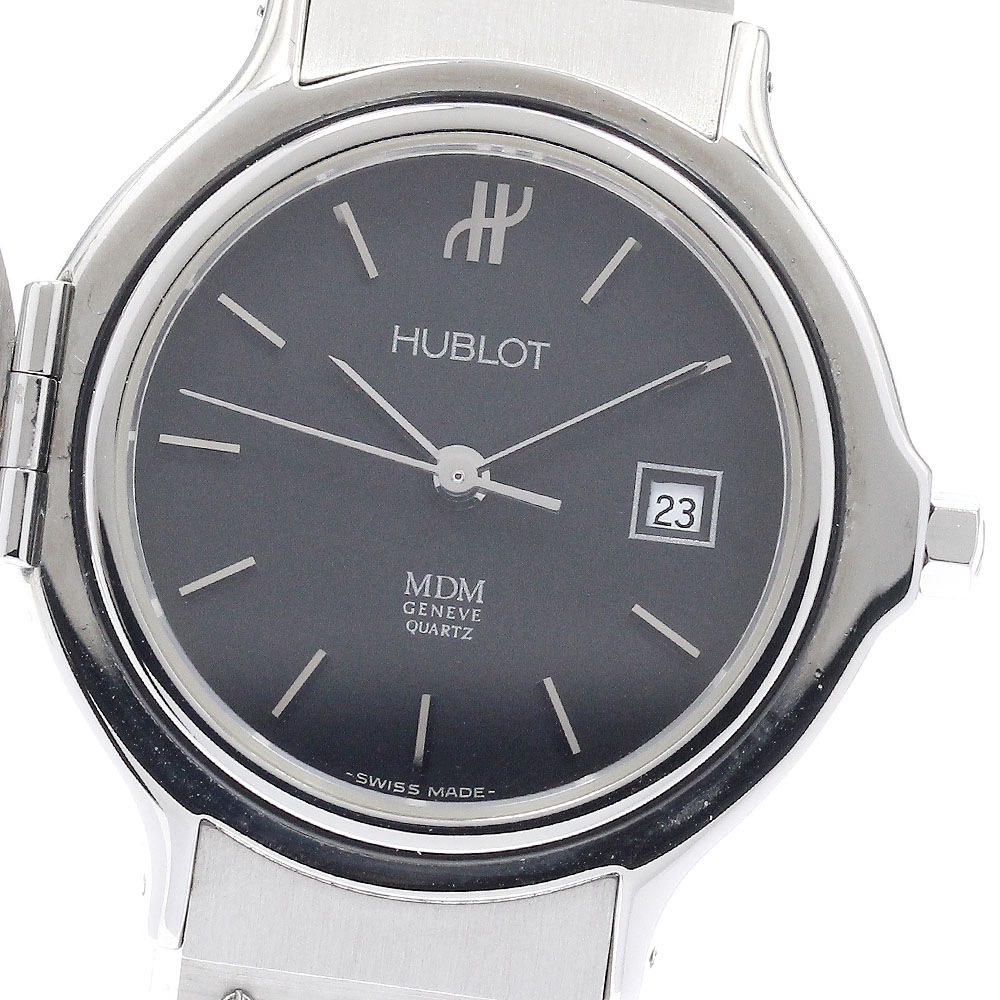 ウブロ HUBLOT MDM クラシック デイト ハンターケース クォーツ レディース _943226【中古】