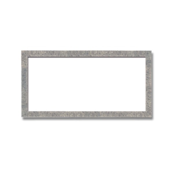 ( 長方形額 ) 木製額 金 銀 長方形額 500×250mm 銀柄紋 縦横兼用額 前面アクリル仕様 額 額縁 フレーム