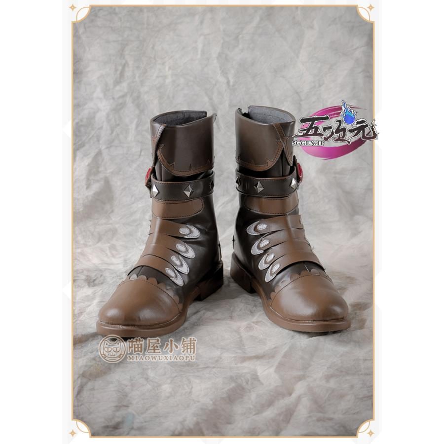 【予約商品】2026新作 Insでも話題に 猫屋小舗　原神　コスプレ　ディルック　靴　ブーツ