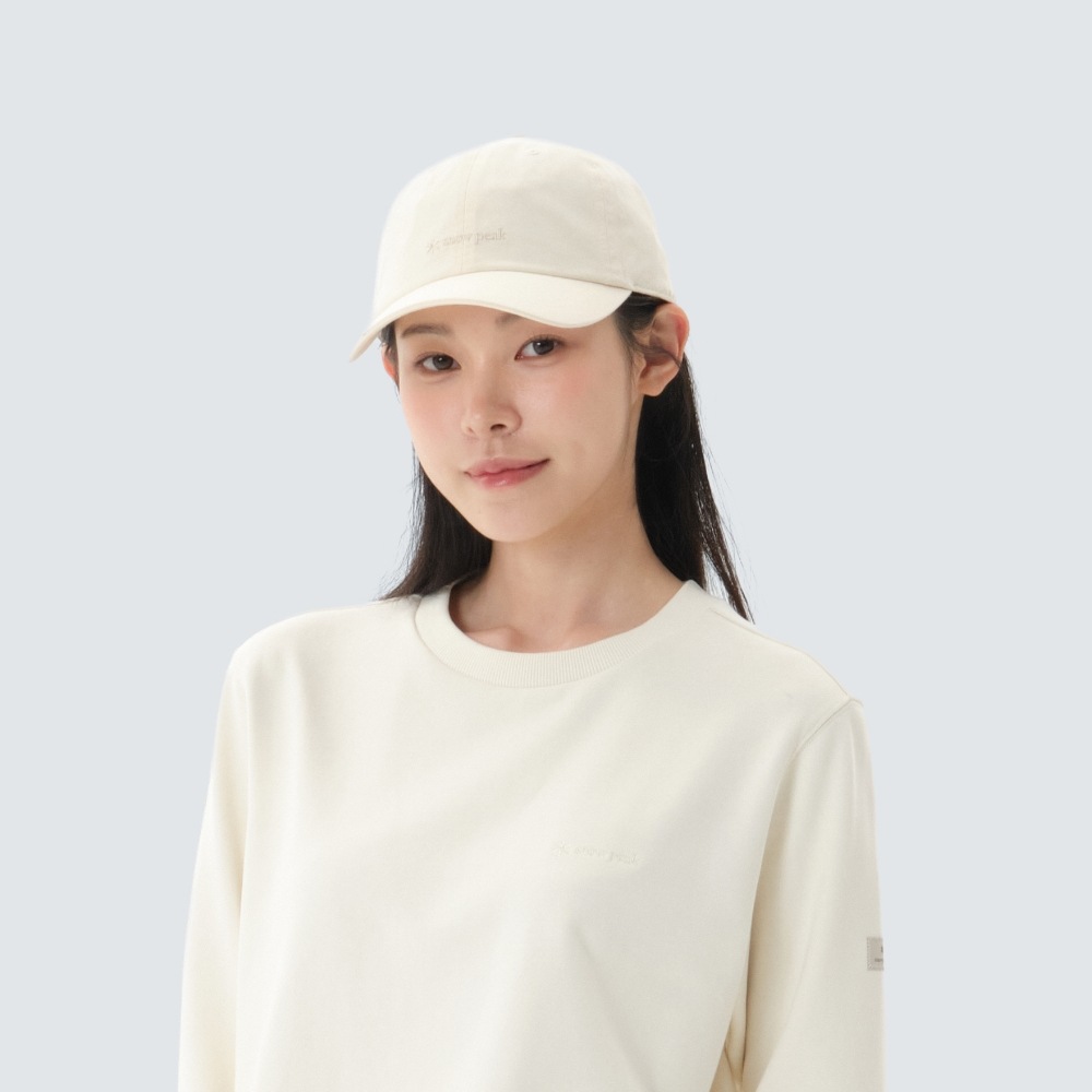 スノーピークアパレルクランボールキャップバターアイボリー (S26ZUFBC30)