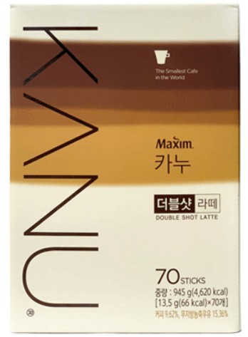 超美品 [韓国コーヒー]KANUdouble-shot 70スティック x 13.5g latte