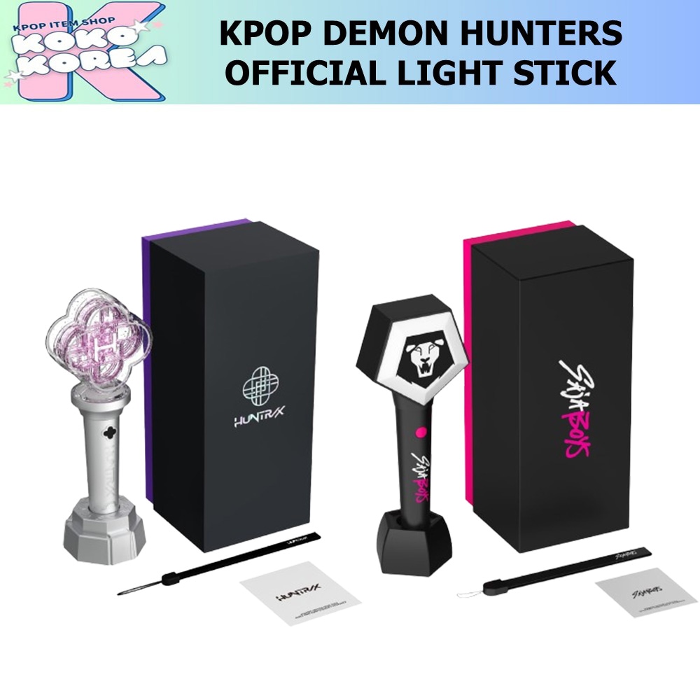 KPOP DEMON HUNTERS OFFICIAL LIGHT STICK SAJABOYS / HUNTRIX 公式グッズ