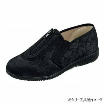 広島化成 くつろぎエルダー KE329 ブラック 22.5cm KE329 298036