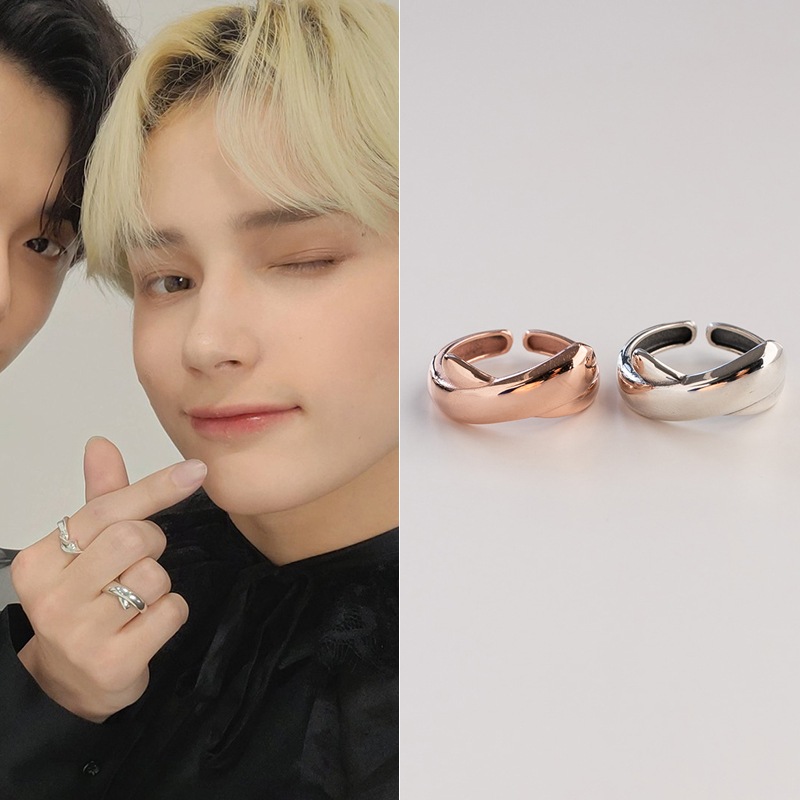 [TOMORROW X TOGETHERヒュニンカイ着用] [925silver] エクスラーシルバー指輪 (free size) セレブが愛するカスタムジュエリー 6,438円