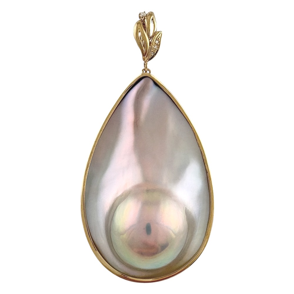 タサキ ペンダントトップ 18金 K18イエローゴールド ダイヤモンド TASAKI 中古 美品 249,700円