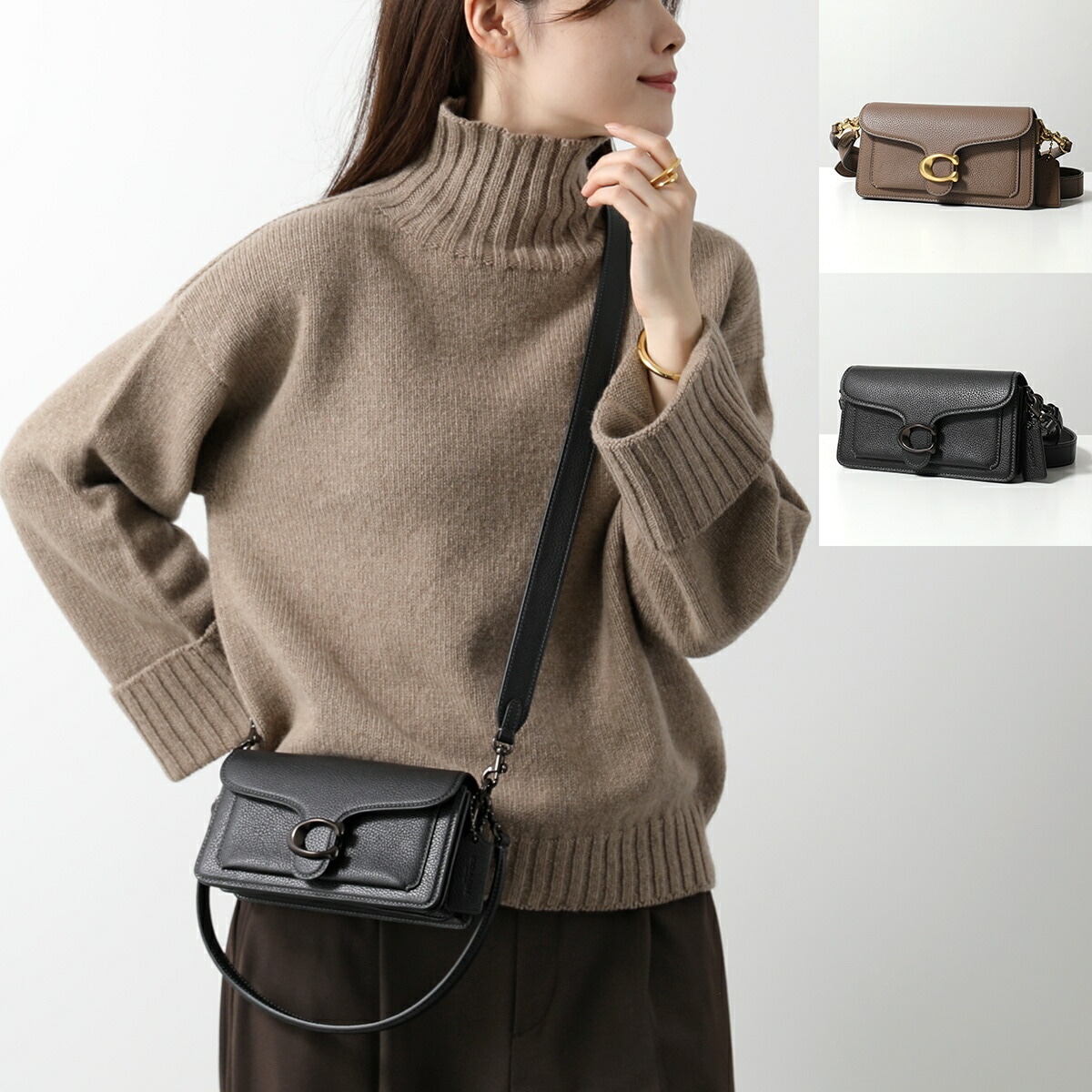 COACH コーチ ショルダーバッグ TABBY 20 タビー CY201 レディース ハンドバッグ レザー クロスボディ 鞄 カラー2色