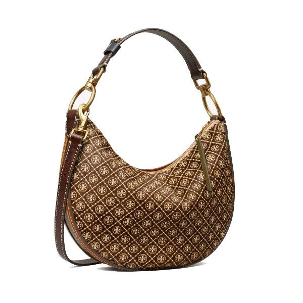 T Monogram Carp Hair Crescent Bag 138886